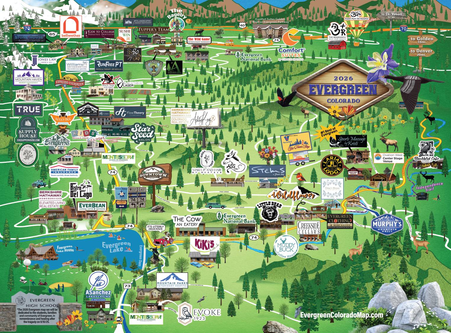 Evergreen Map