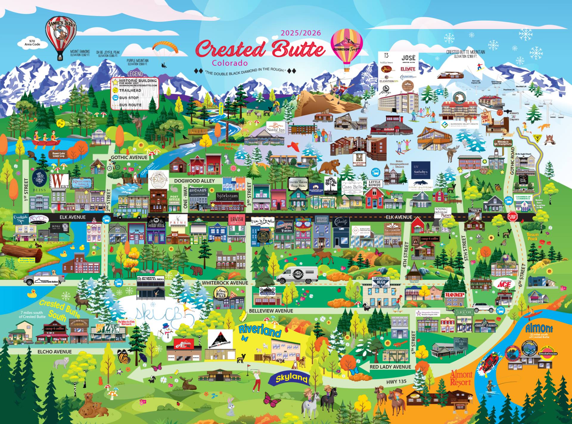 Crested Butte Map