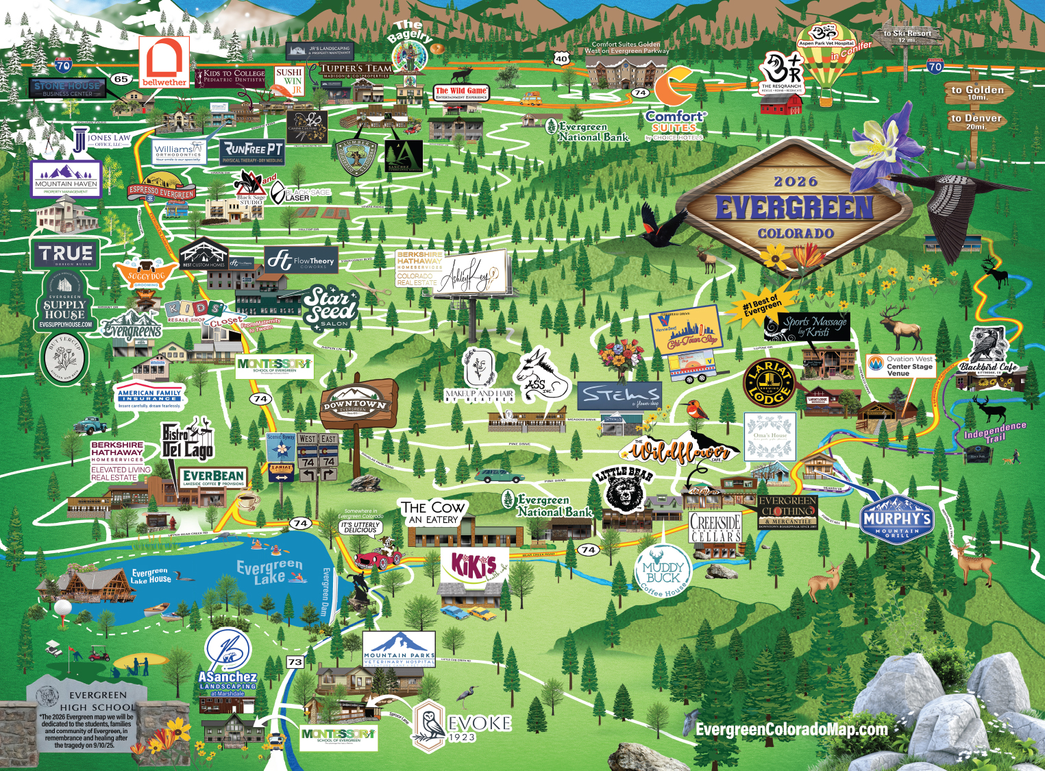Evergreen Map