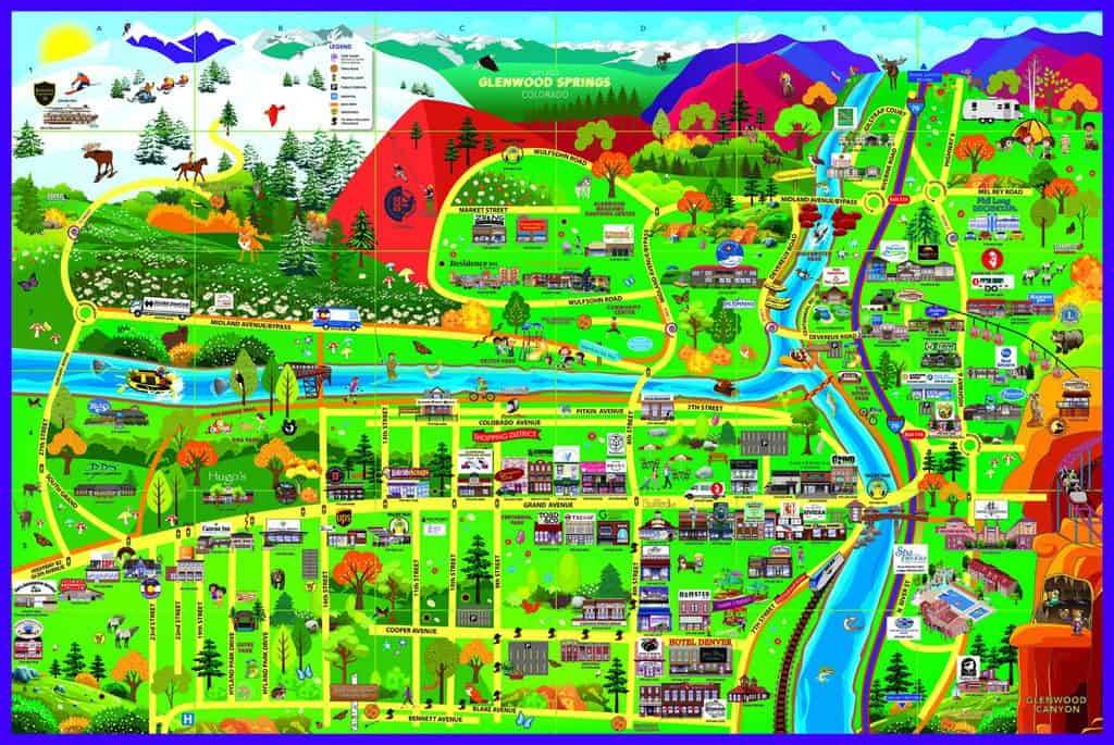 Glenwood Springs Map